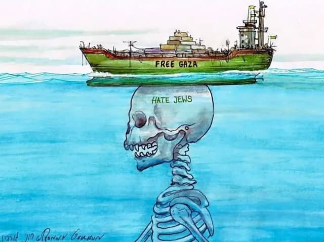 إسرائيل تحارب المقاطعة الدولية بالكاريكاتير